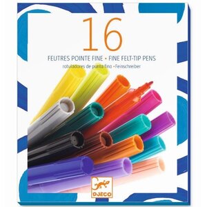 Набор маркеров для рисования 16 шт Djeco фото 1