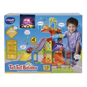 Обучающая игрушка Парковочная башня Бип-Бип Toot-Toot Drivers с 1 машинкой, со светом и звуком Vtech фото 5
