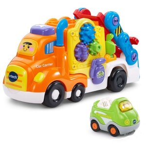 Обучающая игрушка Автовоз Бип-Бип Toot-Toot Drivers с 1 машинкой, со светом и звуком Vtech фото 2