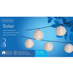 Гирлянда на солнечной батарее Бриллар 4.5 м, 10 LED, черный ПВХ, IP44 Kaemingk (Кейминг) фото 3