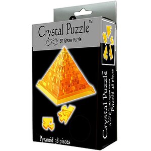 Головоломка 3D Пирамида, 8 см, 38 эл. Crystal Puzzle фото 2