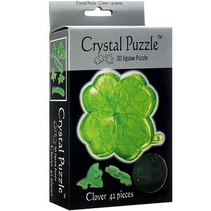 3Д пазл Клевер, 9 см, 42 эл. Crystal Puzzle фото 2