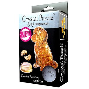 Головоломка 3D Лабрадор, 9 см, 41 эл. Crystal Puzzle (Кристал Пазл) фото 3