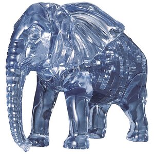 Головоломка 3D Слон, 9 см, 40 эл. Crystal Puzzle фото 1