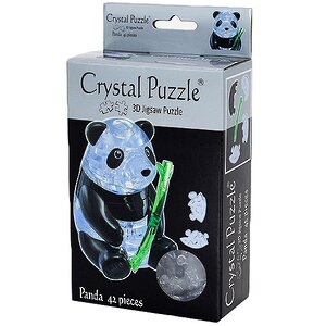 3Д пазл Панда, 9 см, 42 эл. Crystal Puzzle фото 2