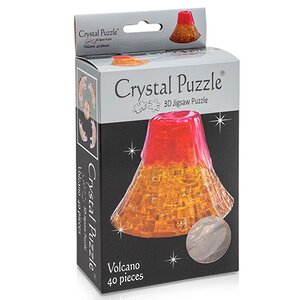 Головоломка 3D Вулкан, 8 см, 40 эл. Crystal Puzzle фото 6