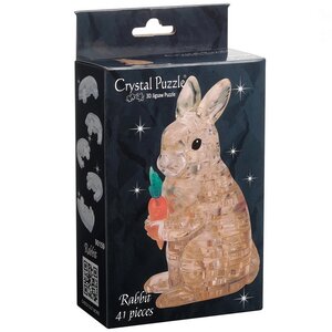 3D головоломка Кролик, 41 элемент Crystal Puzzle фото 3
