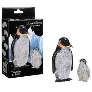 3D пазл Пингвины, 43 элемента Crystal Puzzle фото 4