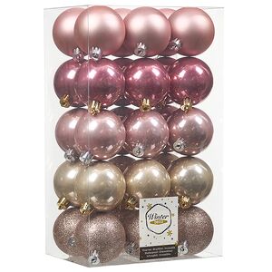 Коллекция пластиковых шаров Gracy - Розовые Облака 6 см, 30 шт Winter Deco фото 3