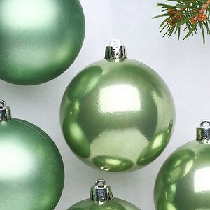 Набор пластиковых шаров Шалфейный 8 см, 6 шт, mix Kaemingk фото 4