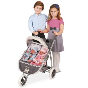 Прогулочная коляска для кукол двойняшек Реборн 75 см Decuevas Toys фото 1