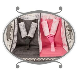 Прогулочная коляска для кукол двойняшек Реборн 75 см Decuevas Toys фото 3