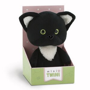 Мягкая игрушка Котёнок чёрный 20 см коллекция Mini Twini Orange Toys фото 6