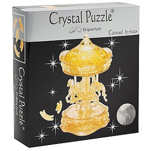 3Д пазл Золотая Карусель, 19 см, 83 эл. Crystal Puzzle фото 2