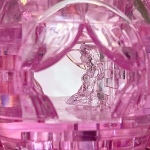 3Д пазл Розовая Карета, 10 см, 67 эл Crystal Puzzle фото 7