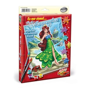 Раскраска по номерам "Русалочка", 18*24 см Schipper фото 2