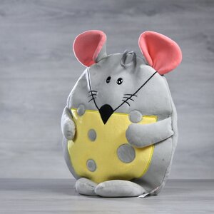 Мягкая игрушка для конфет Мышь Филипп - Сырный сомелье 35 см Hit-Toys фото 1