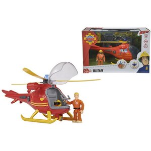Игровой набор Пожарный Сэм - Спасательный вертолет 1 фигурка свет звук 24 см Simba фото 6