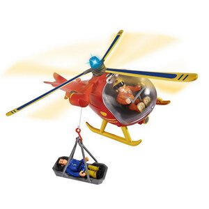 Игровой набор Пожарный Сэм - Спасательный вертолет 1 фигурка свет звук 24 см Simba фото 3