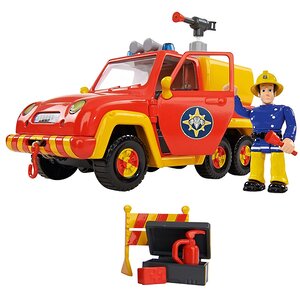 Игровой набор Пожарный Сэм - Пожарная машина Венус с водой и звуком 1 фигурка 19 см Simba фото 1