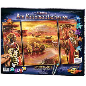 Картина по номерам - Триптих "Килиманджаро", 50*80 см Schipper фото 2