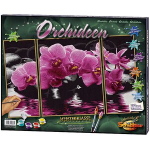 Картина по номерам - Триптих "Орхидеи", 50*80 см Schipper фото 2