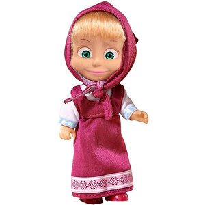 Кукла Маша в розовом сарафане 12 см Маша и Медведь Simba фото 1