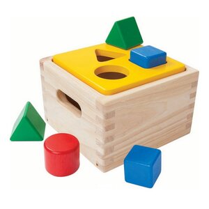 Деревянный сортер Куб 15 см Plan Toys фото 1
