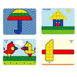 Мозаика Гигант 64 элемента, в подарочной упаковке Miniland фото 2