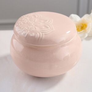 Ароматическая свеча Barnsley Cotton 9 см пудровая Koopman фото 2