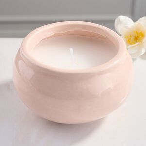 Ароматическая свеча Barnsley Cotton 9 см пудровая Koopman фото 3