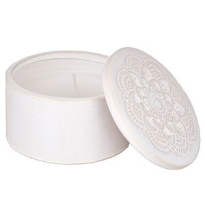 Ароматическая свеча Cotton Rocher 10 см, в фарфоровом стакане Koopman фото 6