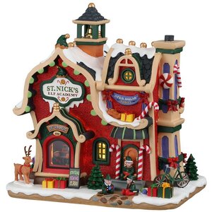 Академия эльфов St. Nick's 20*19 см, подсветка, на батарейках Lemax фото 1