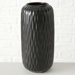 Фарфоровая ваза для цветов Masconni: Black Pearl 19 см Boltze фото 1
