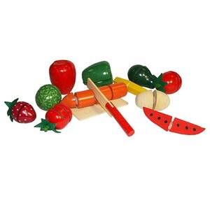 Игровой набор продуктов Фрукты и овощи 14 предметов Лесная сказка фото 1