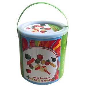 Игровой набор продуктов Фрукты и овощи 14 предметов Лесная сказка фото 2