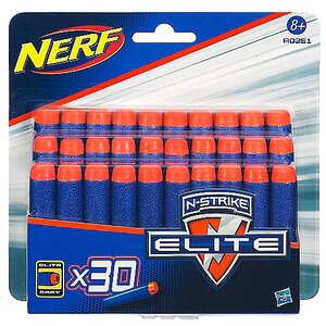Комплект мягких патронов для бластера Nerf серия Elite 30 шт Hasbro фото 1