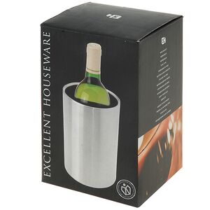 Ведерко для охлаждения вина 18*12 см серебряное Koopman фото 4