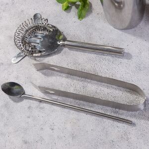 Набор для коктейлей Домашний Бармен серебряный, 5 предметов Koopman фото 2