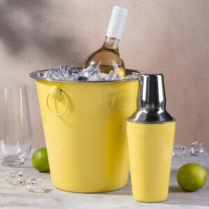 Ведро для шампанского Фанданго 20*20 см, желтое Koopman фото 3