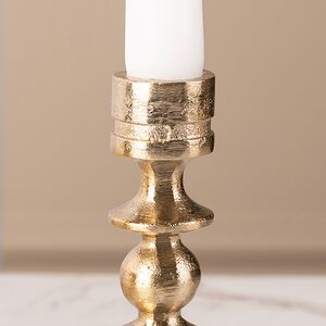 Металлический подсвечник на 1 свечу Aureo Alba 13 см Koopman фото 2