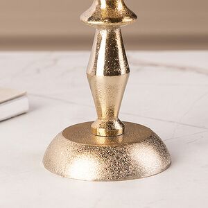 Металлический подсвечник на 1 свечу Aureo Chezano 13 см Koopman фото 5