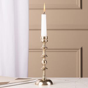 Металлический подсвечник на 1 свечу Aureo Alba 20 см Koopman фото 5