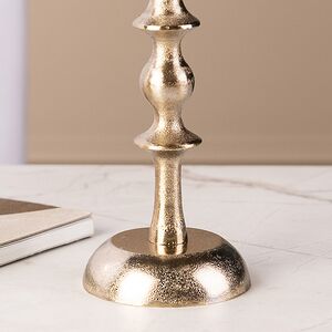 Металлический подсвечник на 1 свечу Aureo Alba 20 см Koopman фото 4