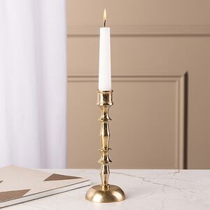 Металлический подсвечник на 1 свечу Aureo Chezano, 20 см Koopman фото 2