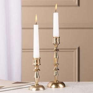 Металлический подсвечник на 1 свечу Aureo Chezano, 20 см Koopman фото 3