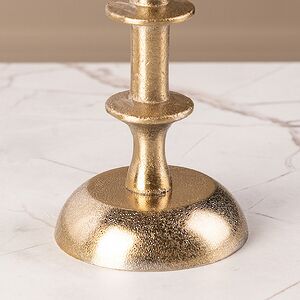 Металлический подсвечник на 1 свечу Aureo Lukka, 20 см Koopman фото 5