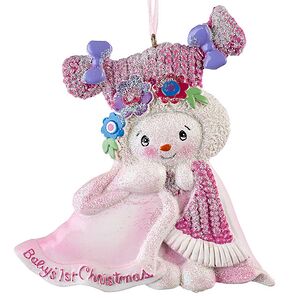 Именная елочная игрушка Baby Christmas: Малышка 10 см, подвеска