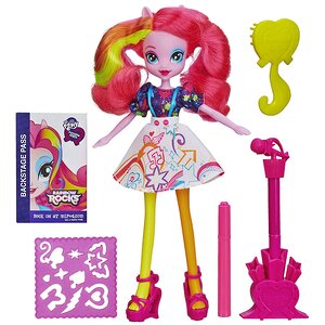 Кукла Рок-звезда Пинки Пай с аксессуарами (Девушки Эквестрии. My Little Pony) Hasbro фото 1