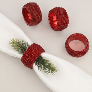 Кольца для салфеток Сан-Джулиано 5 см, 4 шт, красные Koopman фото 3